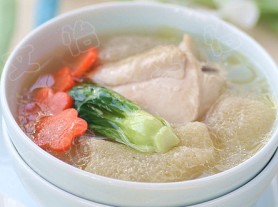竹荪煲鸡汤的3种不同做法