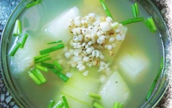 冬瓜薏米汤的做法及功效