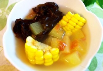 瑶柱瓜皮汤，味道鲜美的清热解暑汤