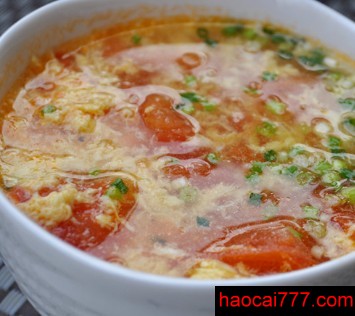 番茄蛋花汤，又细又匀的蛋花汤怎么做