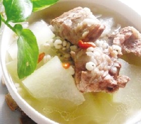 薏米冬瓜排骨汤，效果不错的夏季祛湿汤