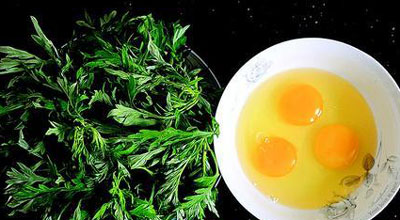 鲜艾叶炒鸡蛋怎么做好吃又保健