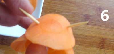 胡萝卜玫瑰花的制作方法，如何用胡萝卜做玫瑰花