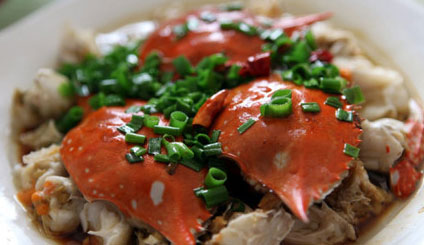 葱油蟹的做法多种，详细解说怎么做葱油蟹