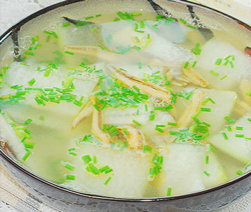 海蜒冬瓜汤的做法，加了海蜒的冬瓜汤实在是鲜