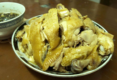 极简单的上海白斩鸡，用草鸡做的白斩鸡