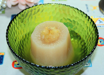 瑶柱炖白萝卜的做法，鲜甜好吃的冬季养肺菜