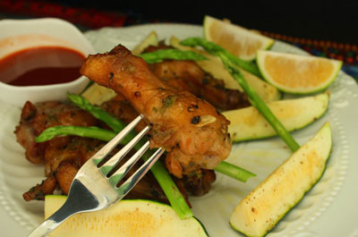 黑胡椒香芹烤鸡翅，东南亚风味的美味烤鸡翅