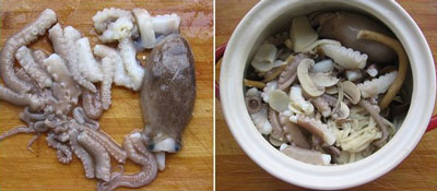 八爪鱼菌菇煲的做法，沿海人爱喝的八爪鱼汤怎么做鲜上加鲜